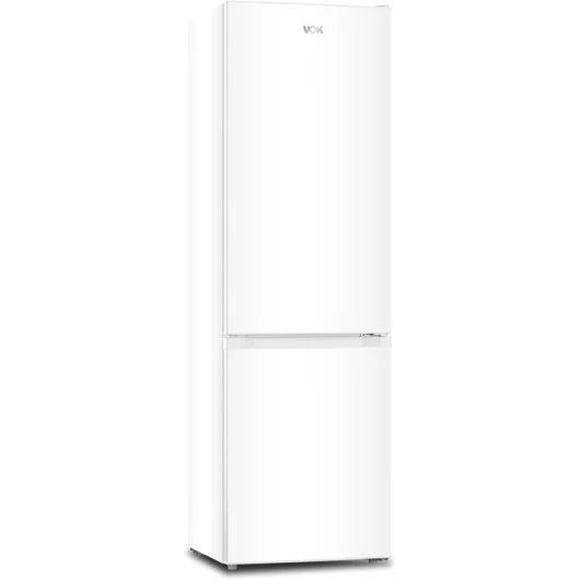 VOK EVR-244DEW Frigorífico Combi 180cm 244L Clase E Puertas Reversibles Congelación Rápida LED Blanco
