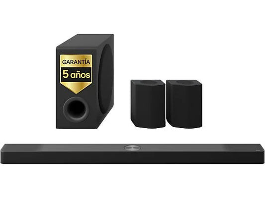 Barra de sonido - LG S95TR, Bluetooth, Inalámbrico, 810 W, 9.1.5 canales, Subwofer 220W, Dolby Atmos, DSTX, IMAX Enhanced, Negro